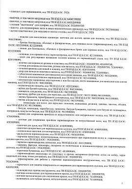 Регистрационное удостоверение №ОП Бумага для кончиков2